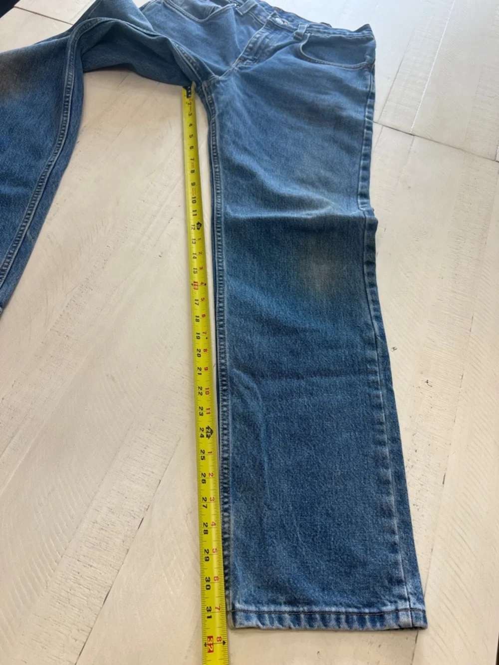 All American Clothing Co. Men's 32x32 Blue Relaxed fit Straight Jeans